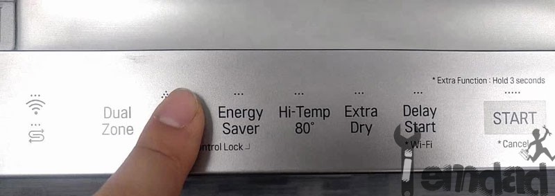 تنظیم درجه حرارت ماشین ظرفشویی